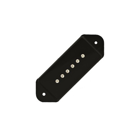 P90 Dogear 50's set med. narrow neck tall bridge matt black