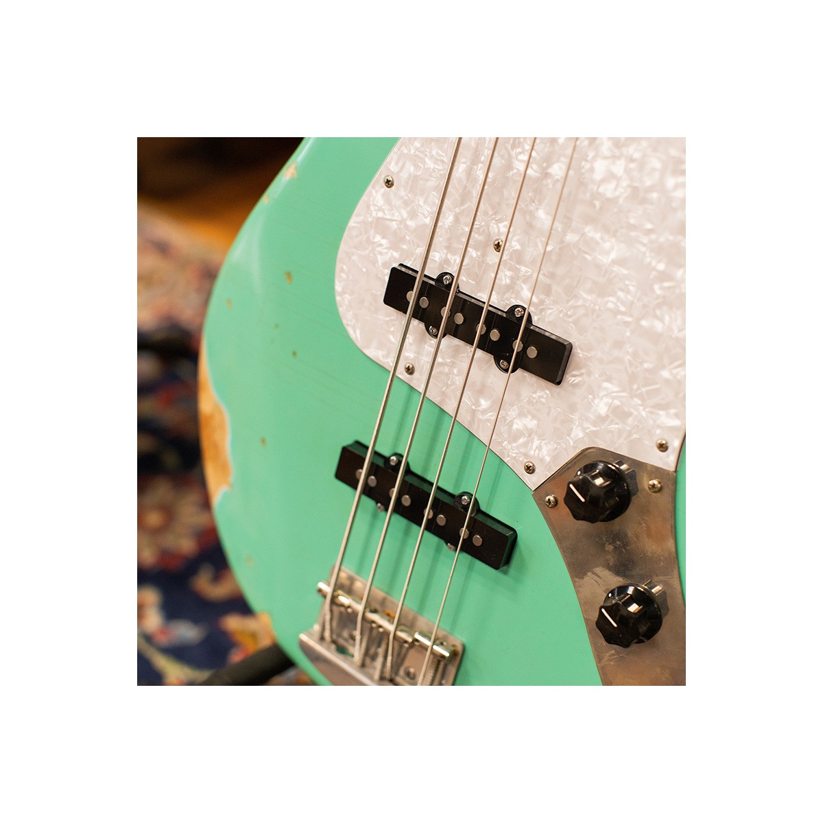 Jazz bass bridge black 4S