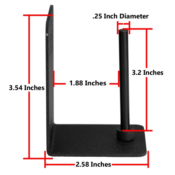 Flat Wall Mount Piccolo Holder BHH15P