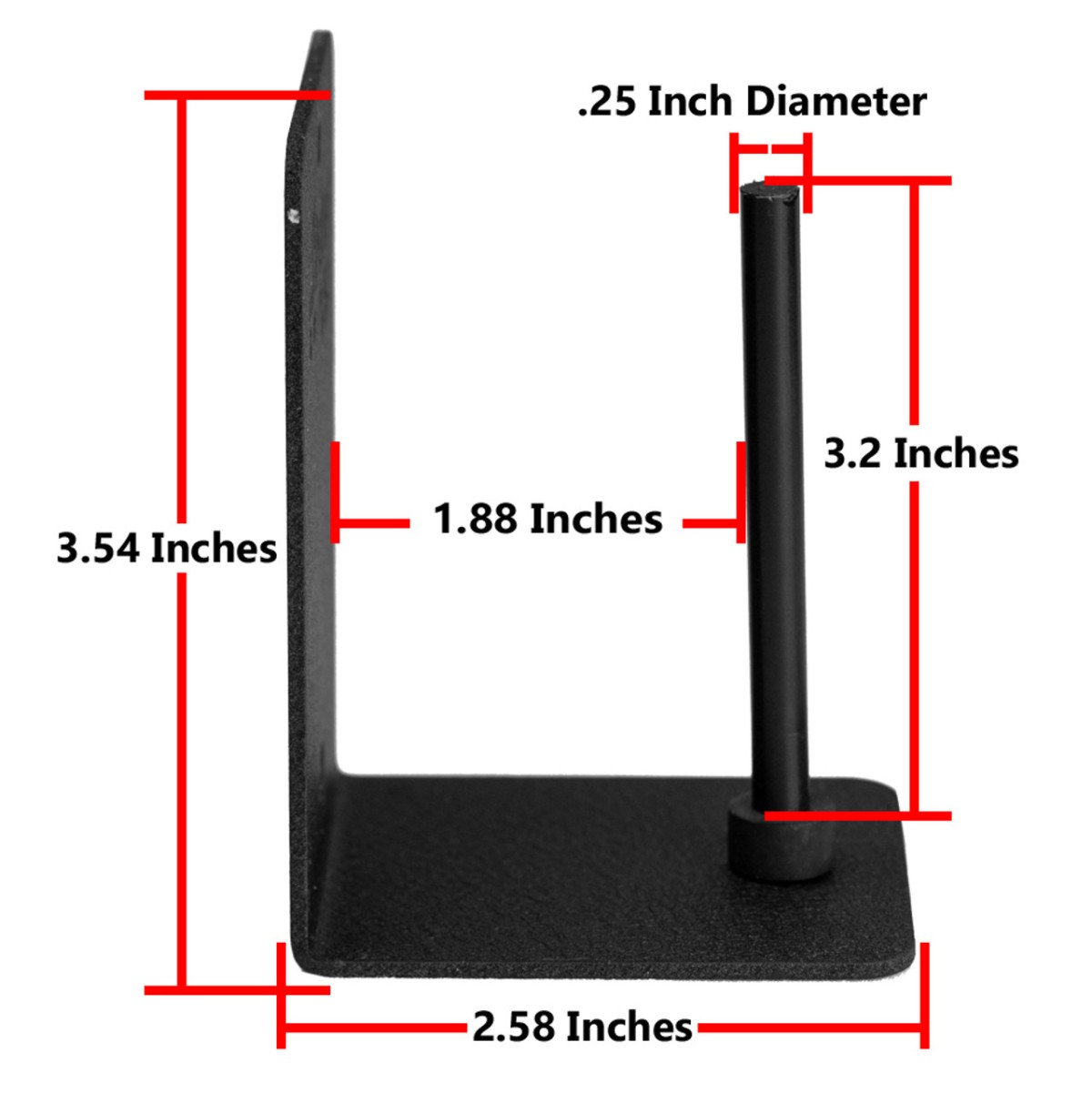Flat Wall Mount Piccolo Holder BHH15P