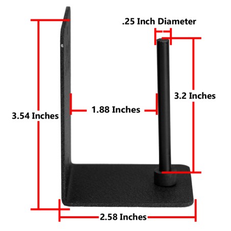 Flat Wall Mount Piccolo Holder BHH15P