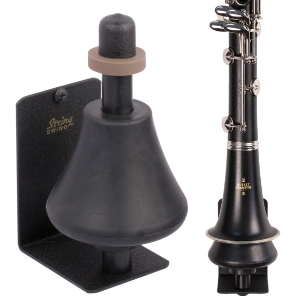 Flat Wall Mount Clarinet Holder BHH13