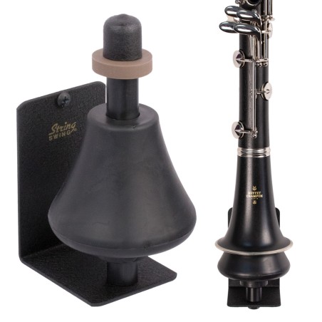 Flat Wall Mount Clarinet Holder BHH13