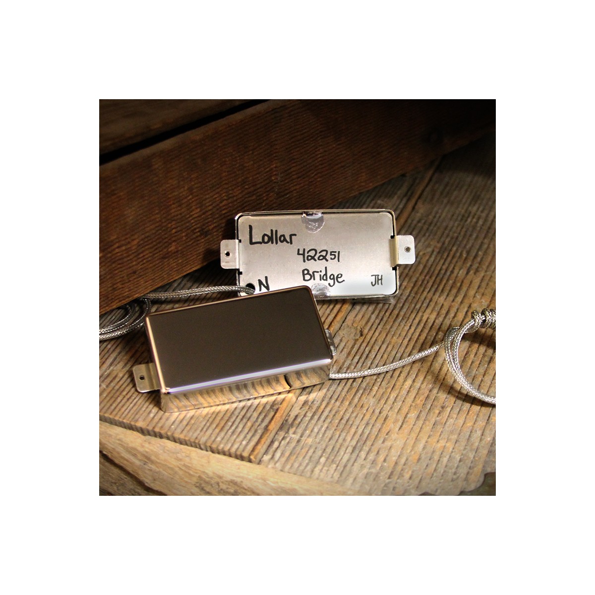 CUSTOM The Bird bridge lightly aged nickel SC