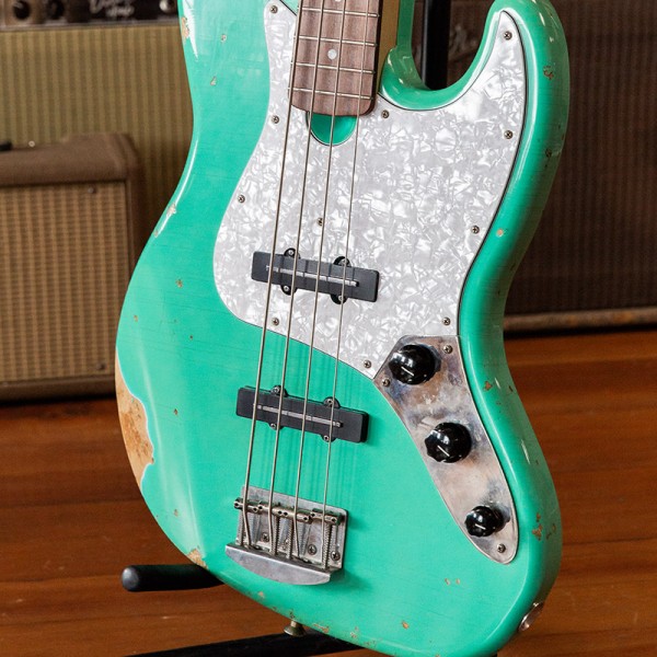 BS Jazz bass neck black 4S