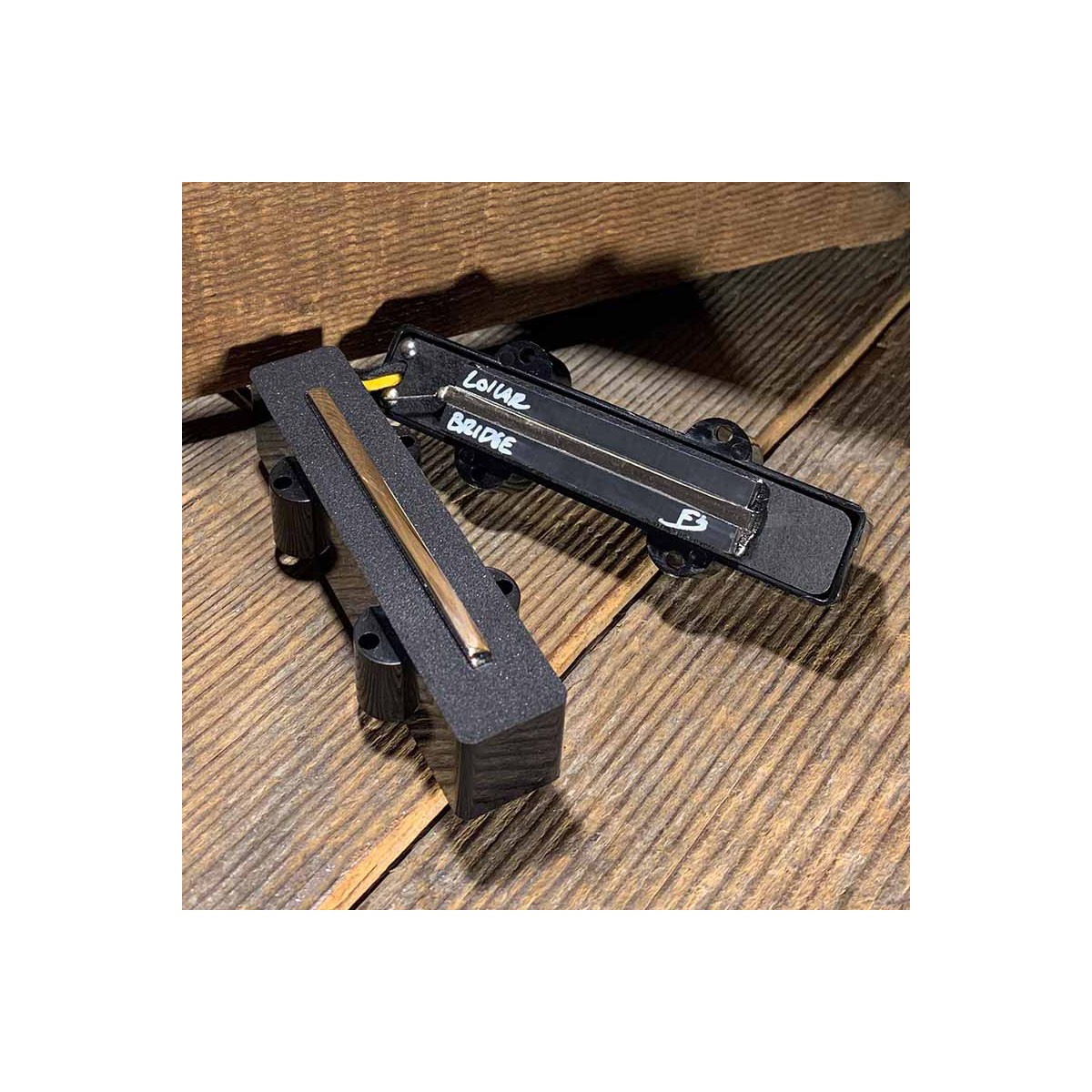 BS Jazz bass bridge black 4S