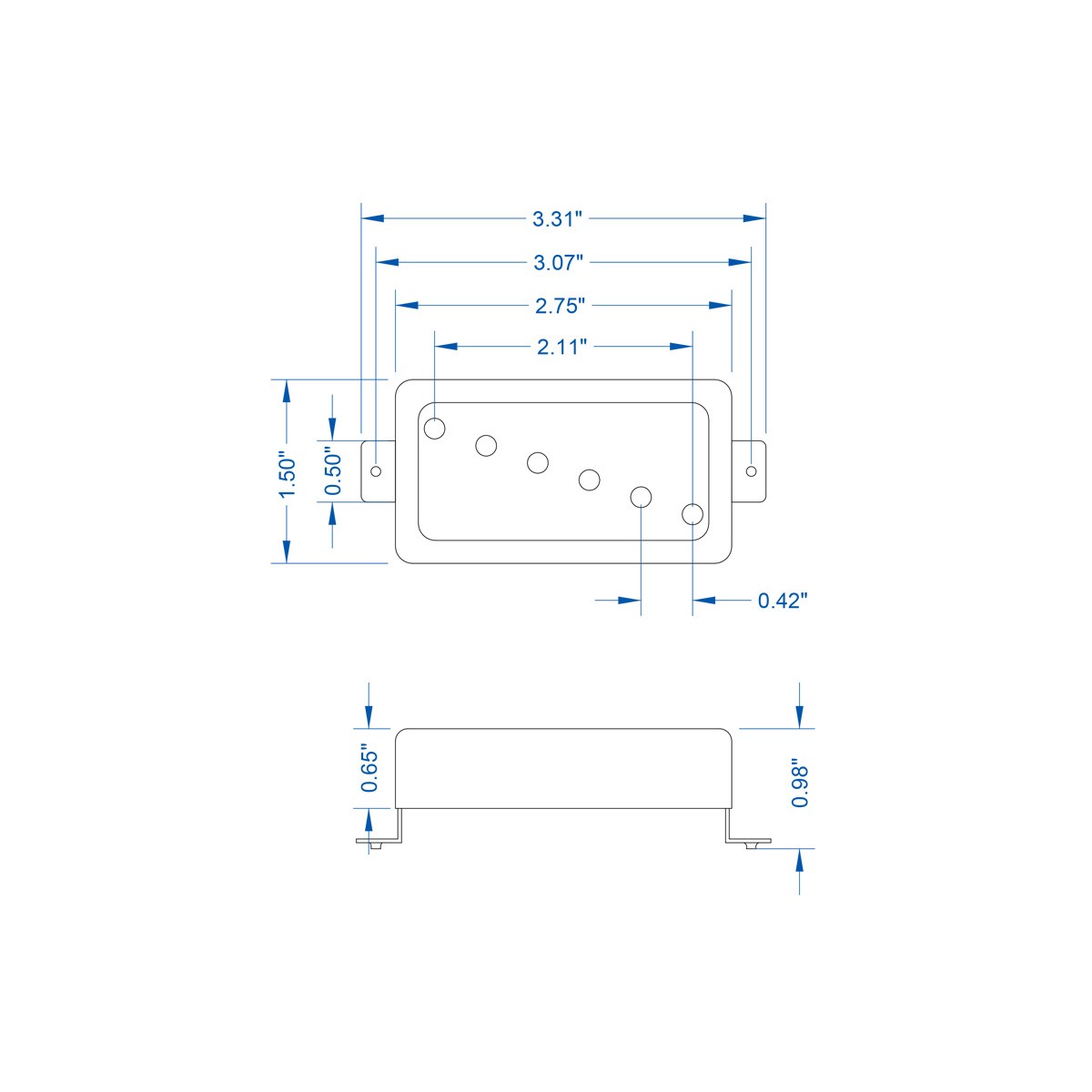 Novel T bridge chrome