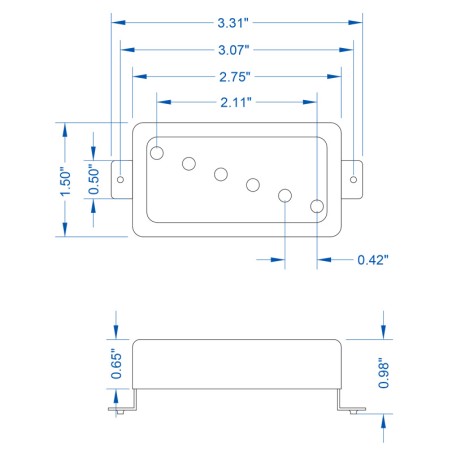 Novel T bridge chrome