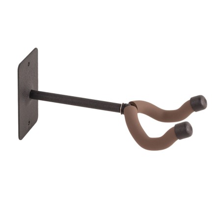CC03F4 Flat wall mount guitar hanger black
