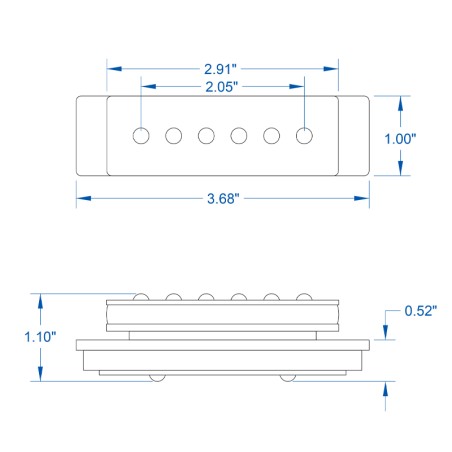 Chicago steel for strat bridge