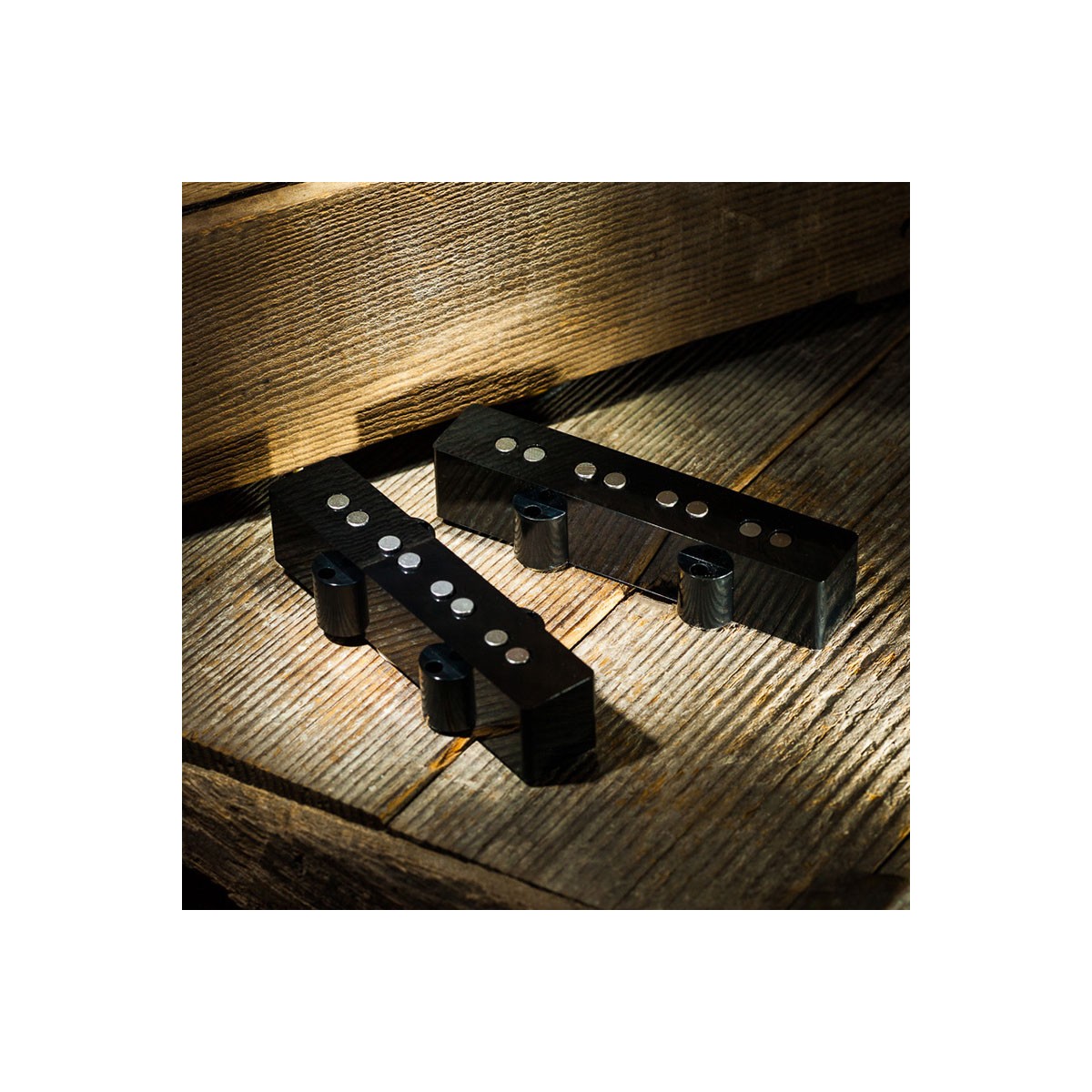 Jazz bass bridge HW black 4S