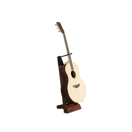 CC22 Guitar black walnut hardwood floor stand