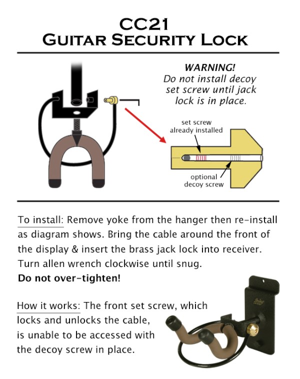 Guitar Lock