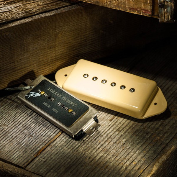 P90 Dogear set medium/wide neck & tall bridge black