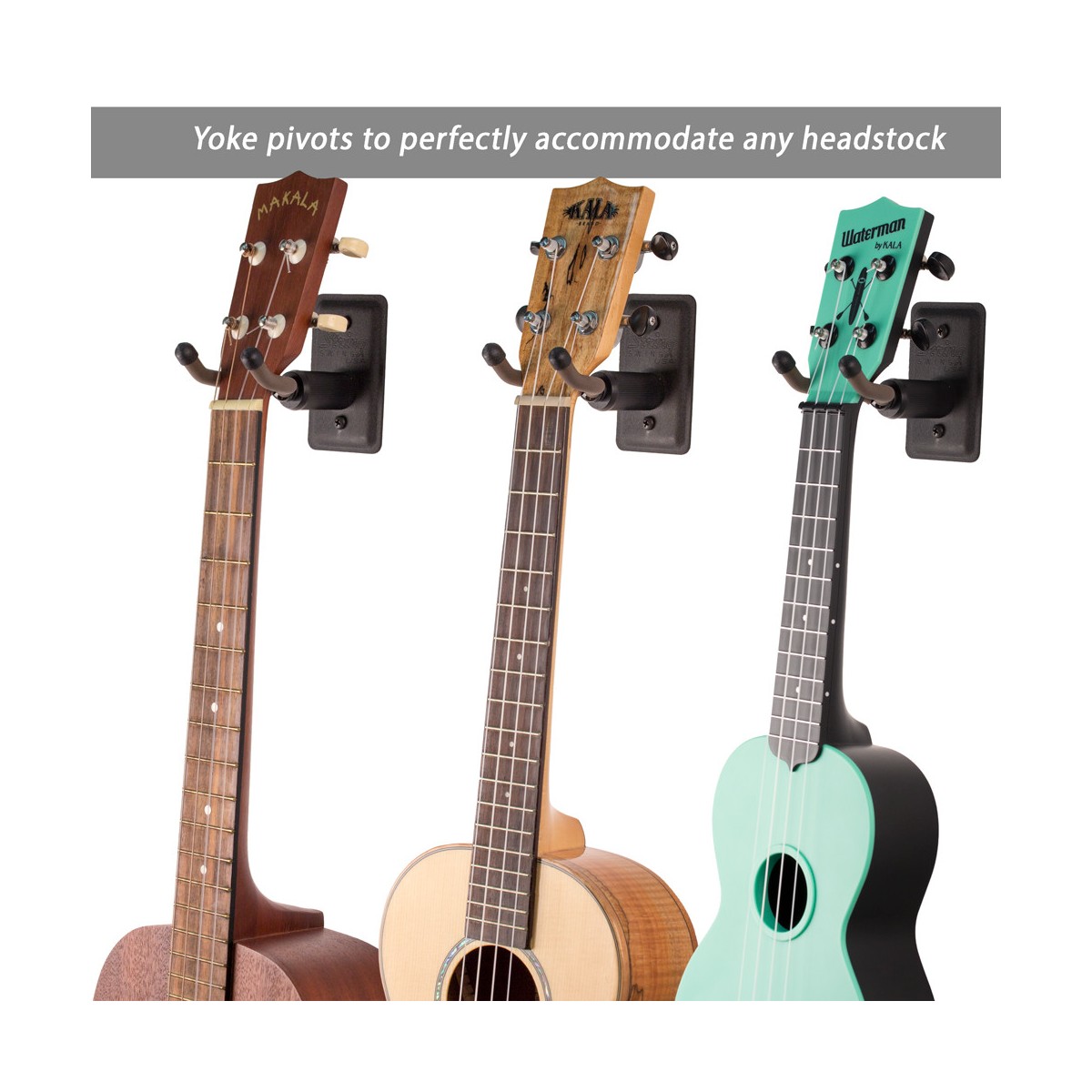 CC11UK Ukulele Hanger Wall Mount black