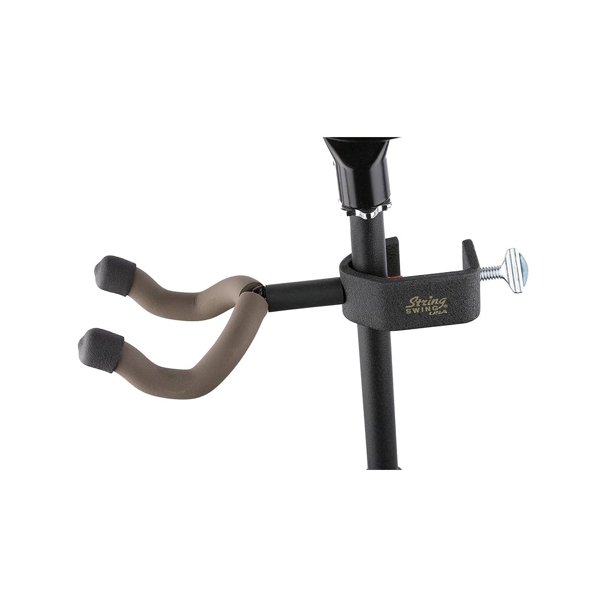 CC04 Mic Stand Guitar Keeper black