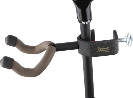 CC04 Mic Stand Guitar Keeper black