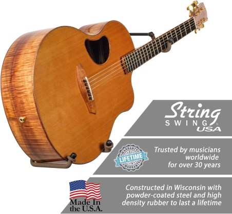 BCC151 horizontal low profile acoustic guitar wall mount LPW