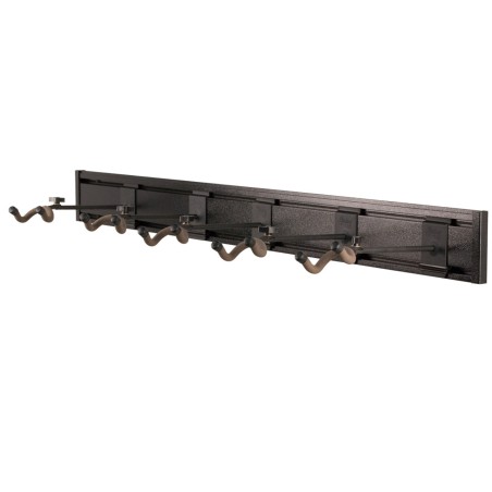 SW5RL 5 guitar wall rack black K yoke for electric and acoustic