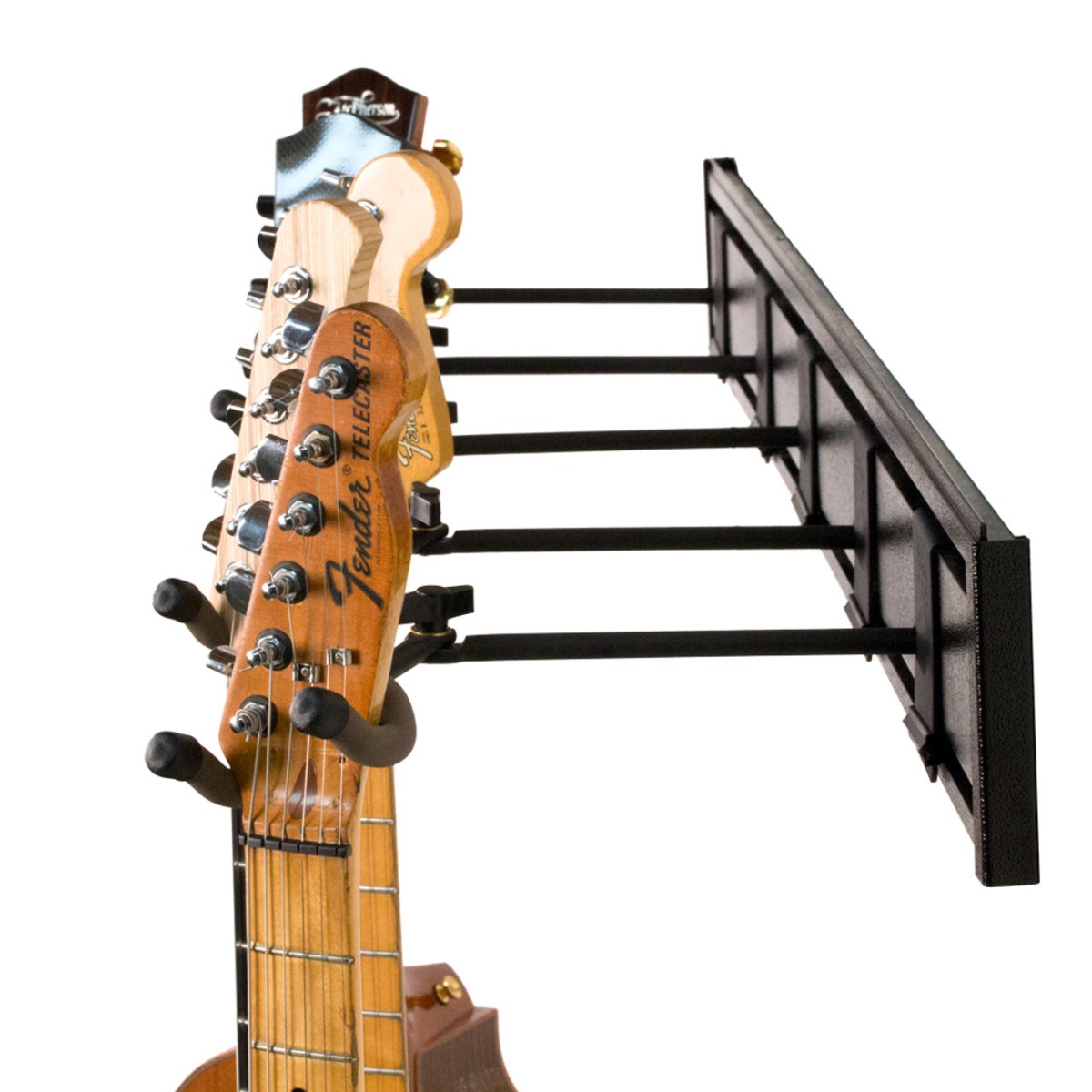 SW5RL 5 guitar wall rack black K yoke for electric and acoustic