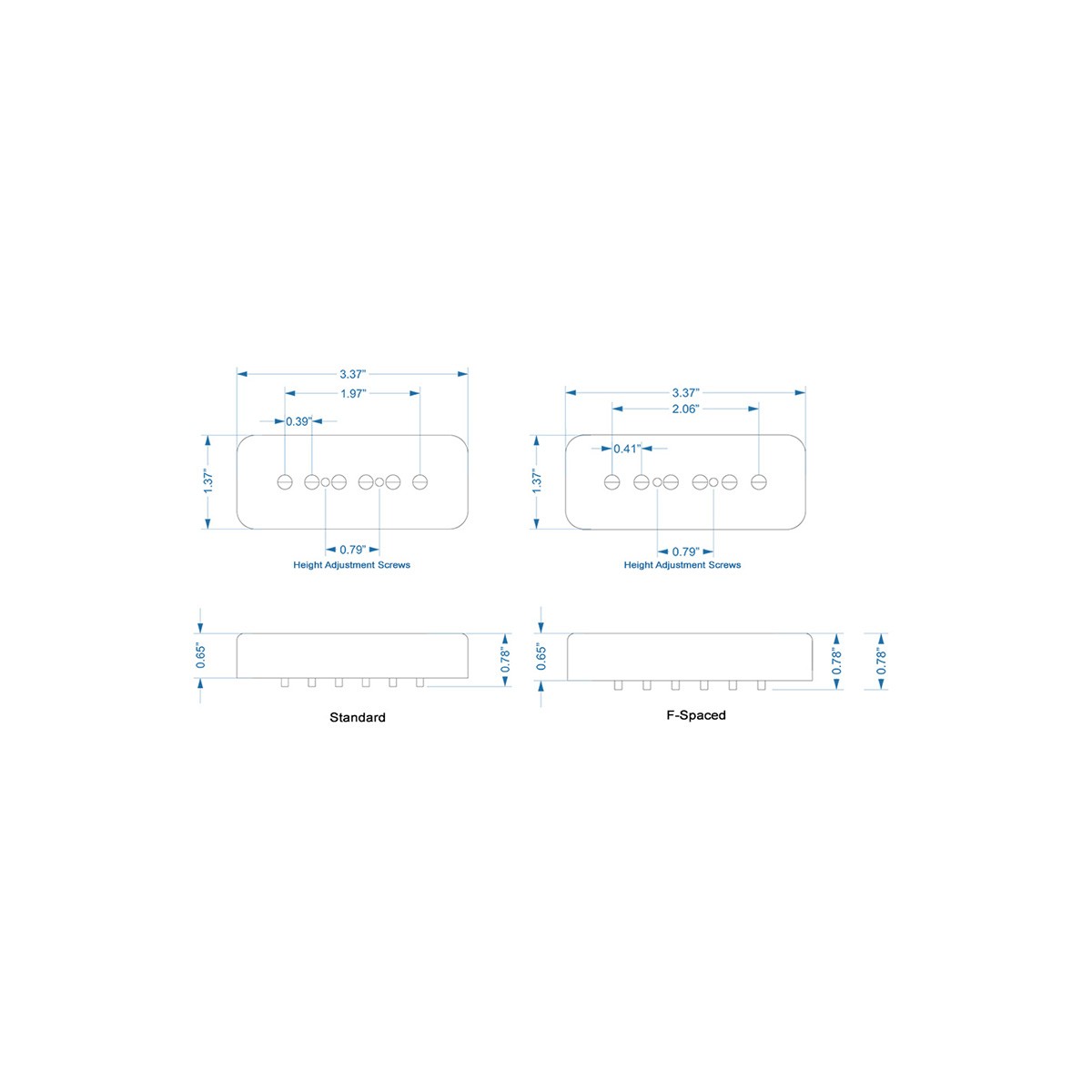 P90 Soapbar HW set cream (HW bridge)