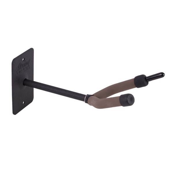 CC03F4 Flat wall mount cello hanger black