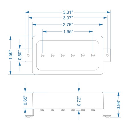 Novel 90 neck nickel black matt