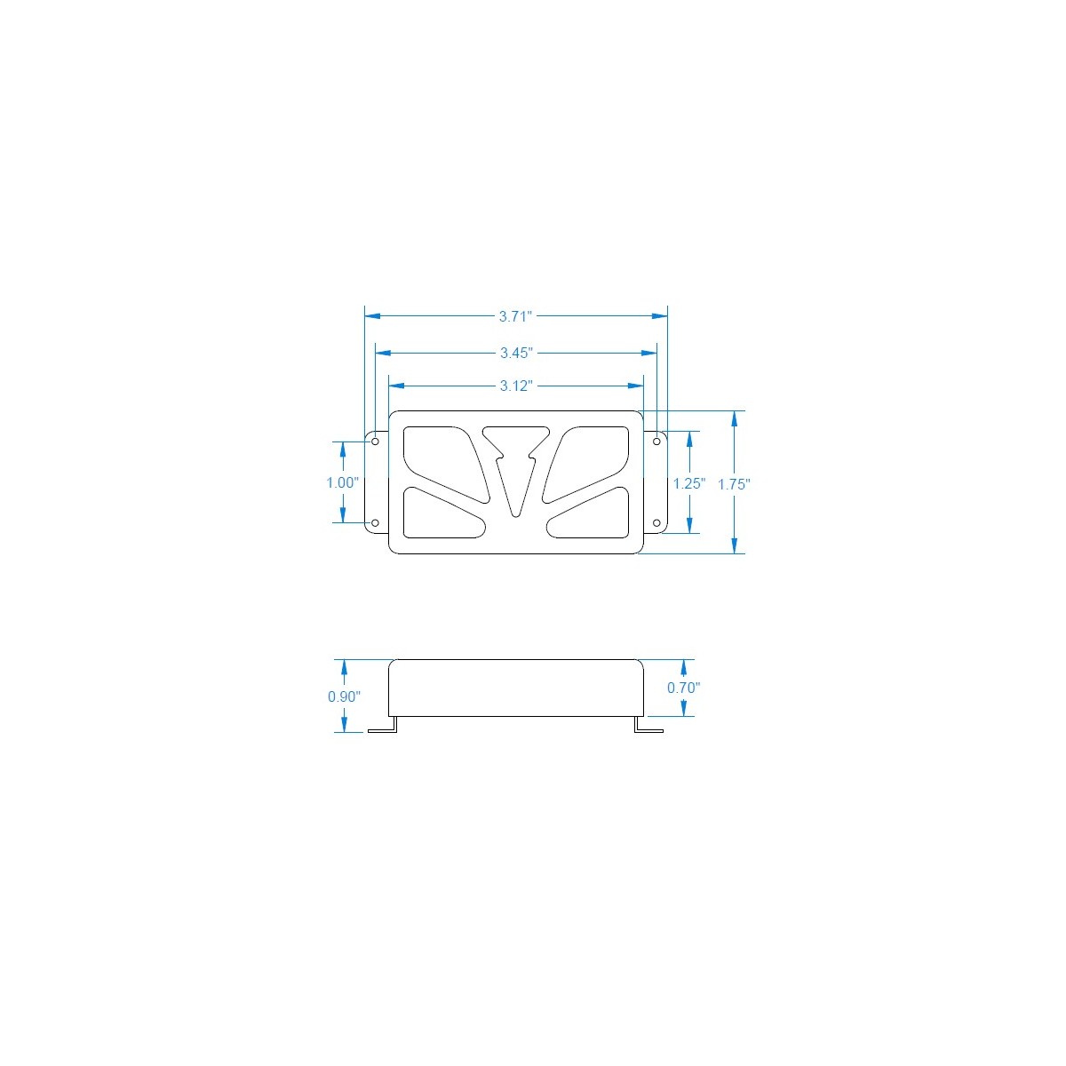 Deluxe Foil neck chrome 4C