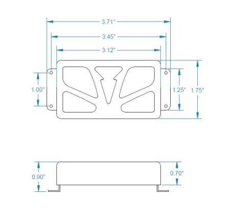 Deluxe Foil neck chrome 4C