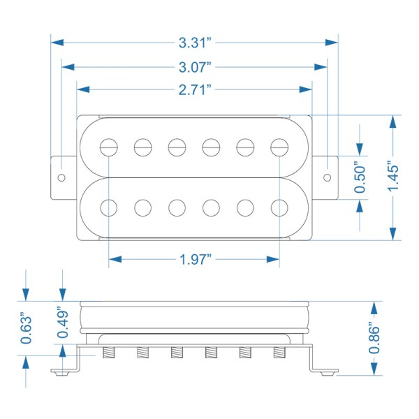 El Dorado humbucker neck 4C