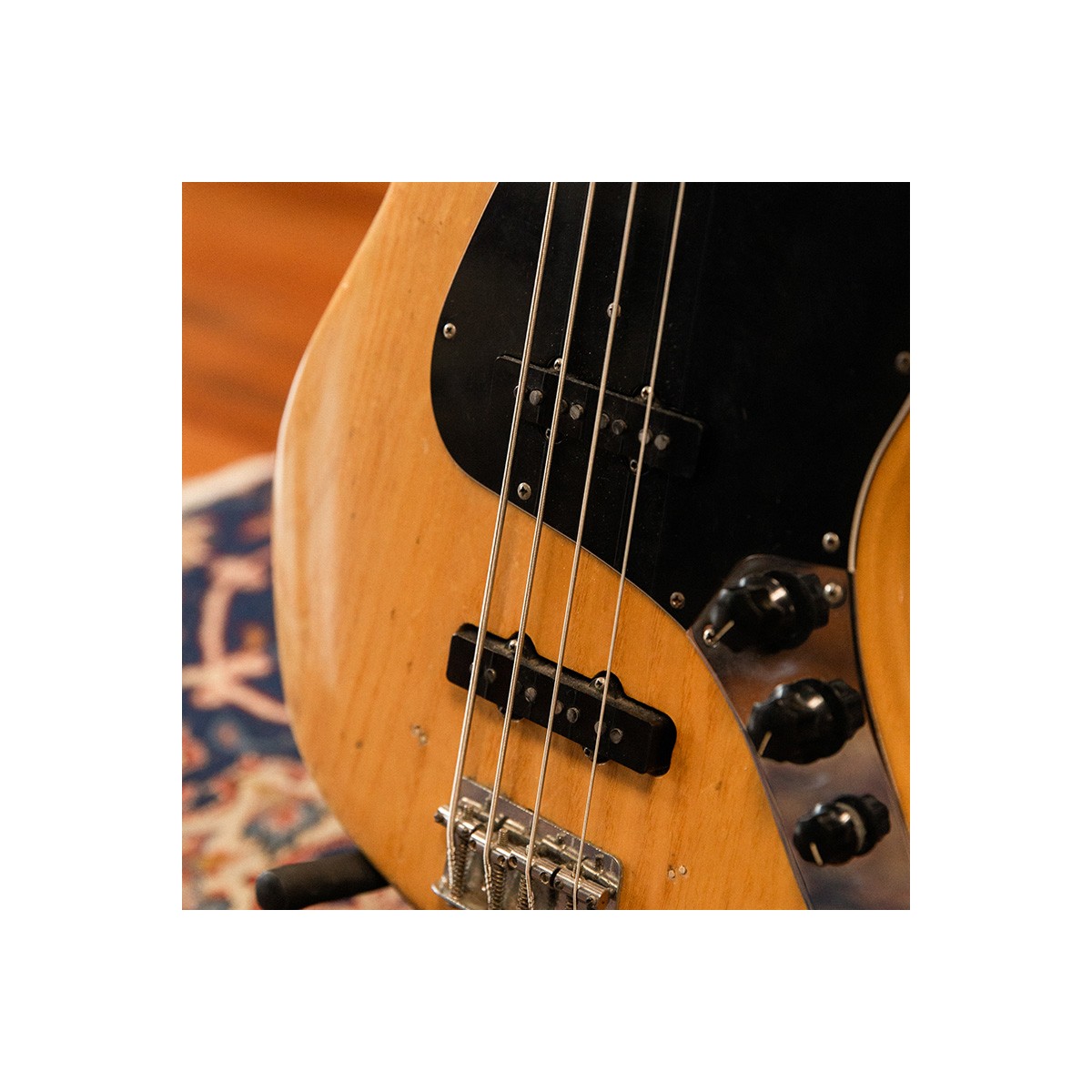 Jazz bass 70's set black 4S