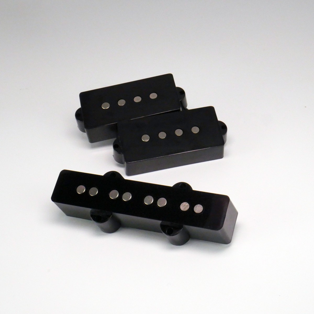 PJ-bass (P-bass split-coil/DC J-bass) set black 4S