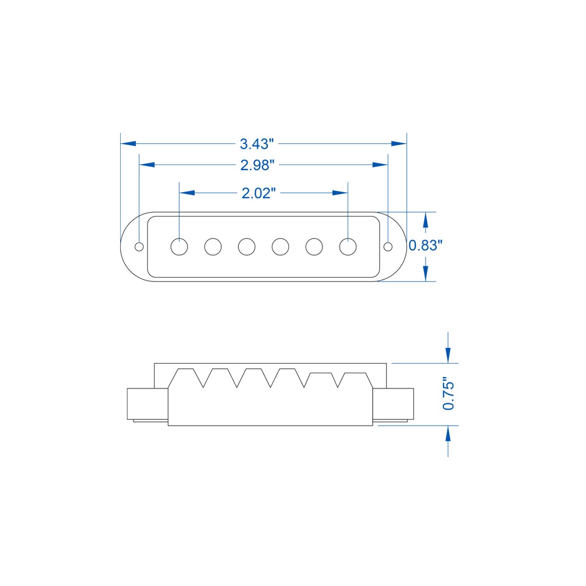 Bass VI set white